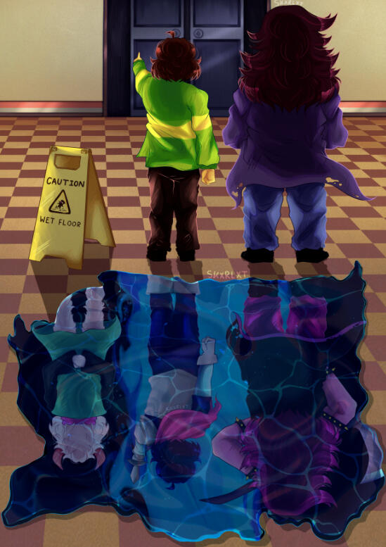 Weird Hallway... (DELTARUNE)